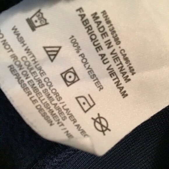 Tennessee Titans Hoodie Men's Small Navy Blue Pullover Nike Dri Fit - Picture 4 of 4